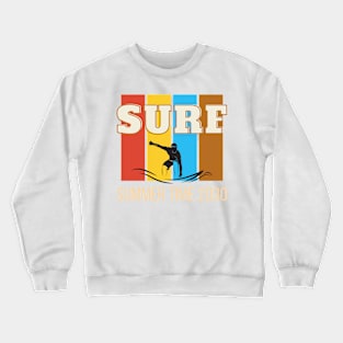 Surf - Summer time Crewneck Sweatshirt